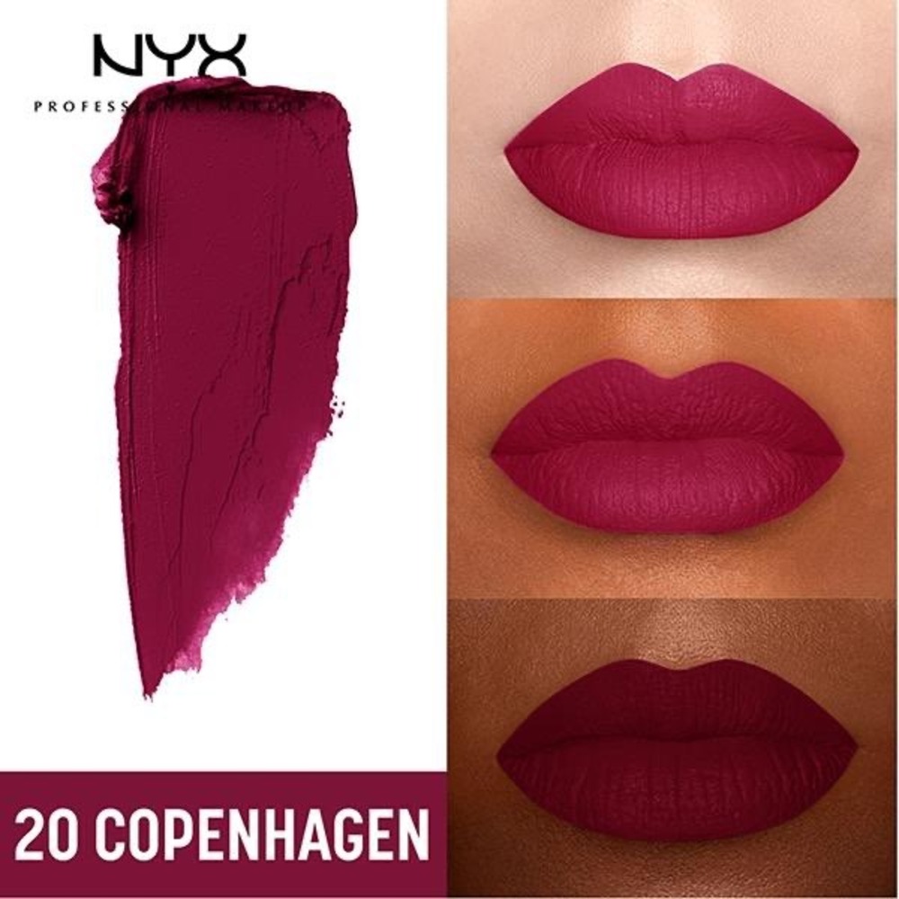 NYX Suede Matte Lip Liner SMLL27 Copenhagen Deep Berry Vegan Cruelty-Free NEW